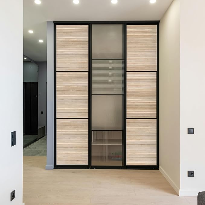 Art3d 12 x 96 in Pole Wrap Natural Bamboo Wall Panel, 2-Pack, Carbonized | Renewable Raw Board, Waterproof, No Emission, Wear-Resistant, Freely Cuttable, Stylish Wall Decor for Bedroom and Office - Image 9