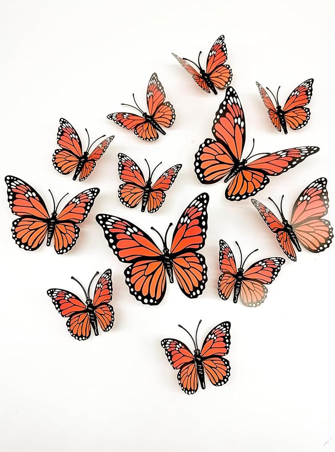3D Butterfly Coffee Bar Wall Stickers Decal - DIY Kitchen Quotes Love Decor Peel & Stick Removable Wall Art Decoration Vinyl for Dining Room Kitchen Decor,43 cm x 48 cm - Image 6