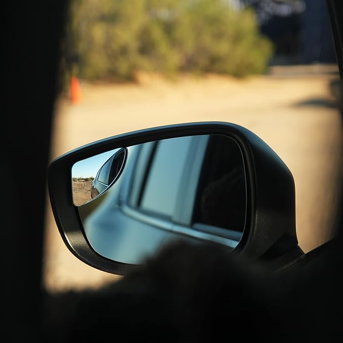 Daren's Ultimate Bundle of Blind Spot Mirrors for Cars & Trucks by Safe View Company | Real Convex Glass, Wide Angle Vision, Easy Stick On, Durable & Weatherproof - Image 3