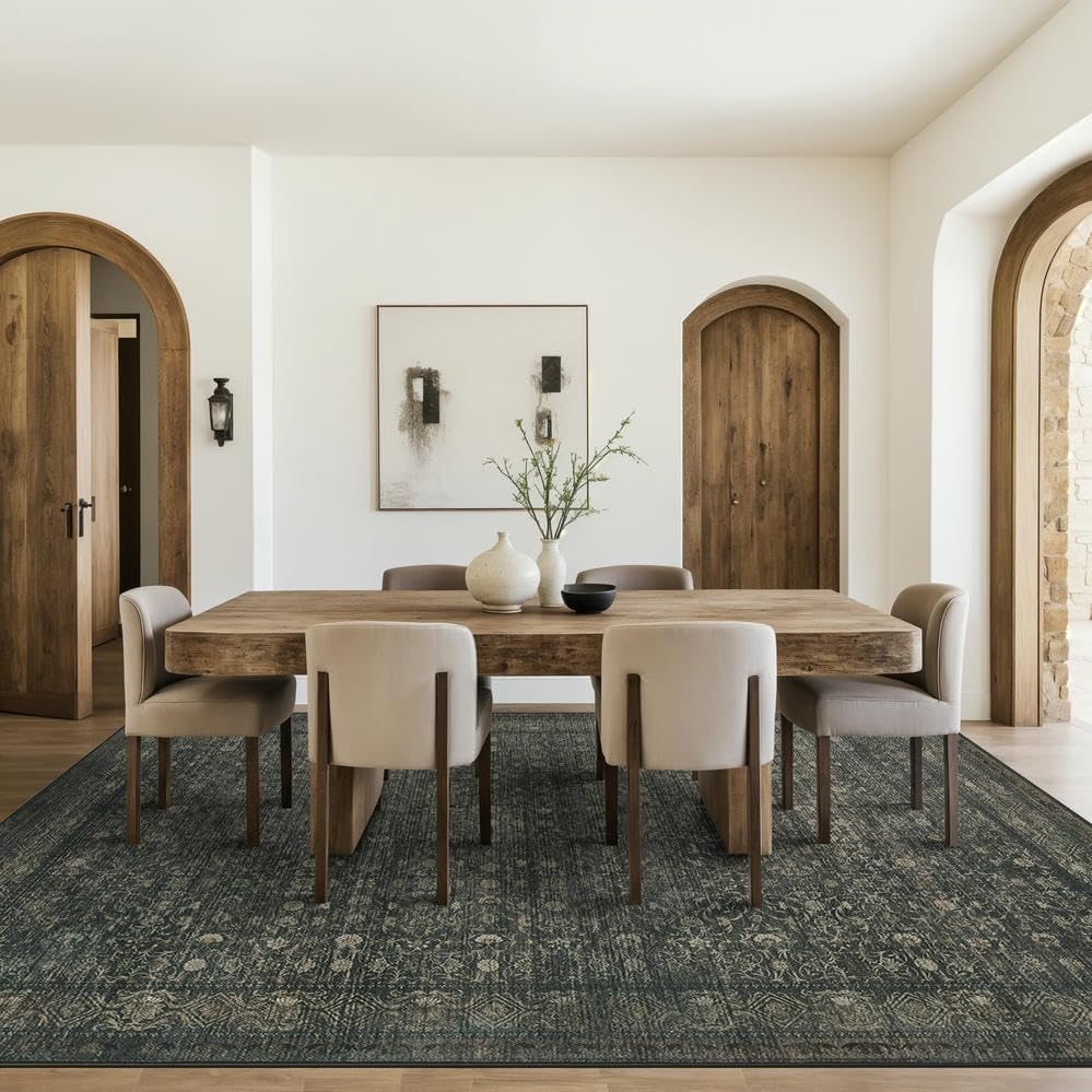 Rugxara 8x10 Area Rugs,Large Rugs for Living Room(Moss Green) - Image 5