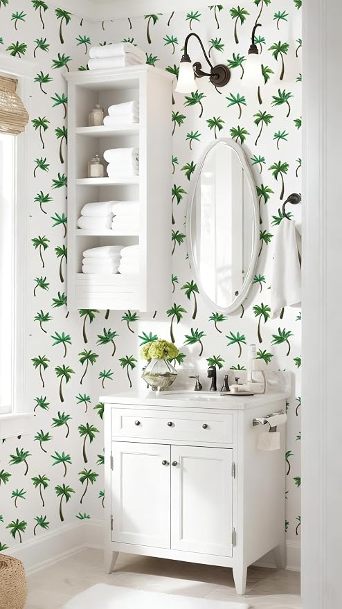 Shelf and Drawer Liner for Kitchen, Table, Bookshelves, Waterproof Cupboard Liners Tree Peel and Stick Wallpaper Self Adhesive Removable Easy Peel Off Stick on Paper 17.3" × 78.7" - Image 5