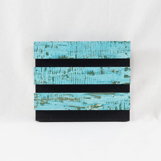 Wood Slat Acoustic Panels, 4.7"x5.9" 3D Wall Panel, Interior Wall Decor Noise Cancelling, 3D Fluted Sound Absorbing Panel for Office,Home,Theater,Studio (Turquoise Sample) by TREKATLAUTO
