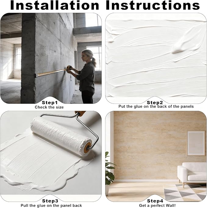 3D Wall Panels - 1PCS 7.9"x11.8" Faux Stone Wall Covering - MCM Modified Clay Material for Home Art, Accent Brick, Modern Exterior/Interior Decoration, Sample-TV459 - Image 6