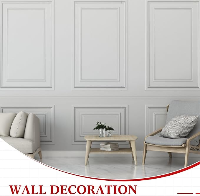 32.8ft x 0.9 Inch Flexible Peel and Stick Molding Trim for Wall, Baseboard, Backsplash, Tile Edge, Chair Rail, Mirror-self Adhesive Moulding Trim for Bathroom Wall Door Floor Window, White - Image 6