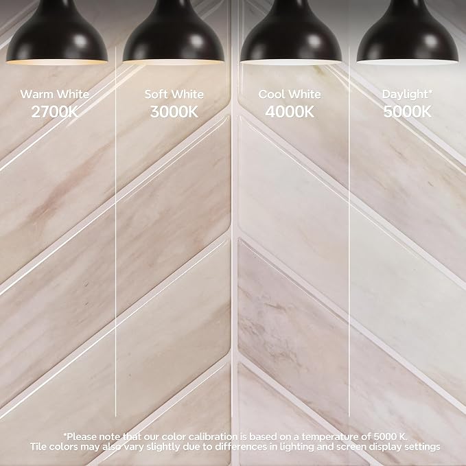 STICKGOO Herringbone Peel and Stick Backsplash, Eurasian Wood, 10 Sheets | 12.6 x 9.7 in, Thicker Rectangular Vinyl Stick-On Wall Tiles, Easy Alignment, Waterproof, Easy to Clean, Kitchen/Bathroom - Image 4