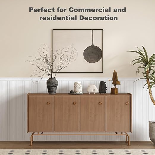 Art3d Beadboard Wainscoting Wall Panel Kit, 37.8 x 9.84 Inch, Matte White | 12-Piece Panels + 4 Edge Trims, 31 Sq.Ft. Coverage, Lightweight, Water-Resistant, Easy to Trim, for Living Room, Bedroom - Image 9