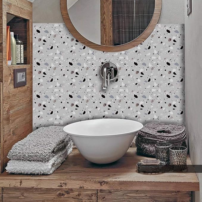 Alwayspon 25 Pcs Self-Adhesive Tile Transfer for Home Decor, Peel and Stick Wall Tile Sticker for Kitchen Bathroom, 4x4inch - Image 4