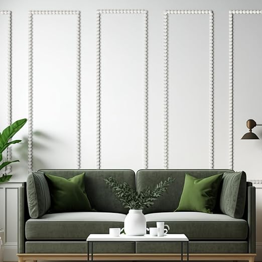 Leinuosen Flexible Bead Molding Trim Peel and Stick White 10ft /18 mm - Image 4