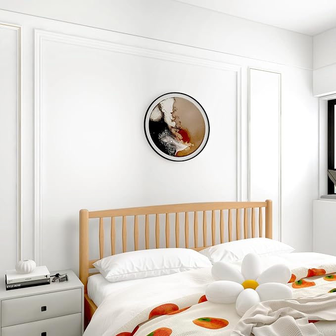 White Contact Paper 15.7'' x 393.7'' White Peel and Stick Wallpaper | Removable Self-Adhesive Thicken Wall Paper for Bedroom Walls, Desks, Tables, Countertops - Image 2