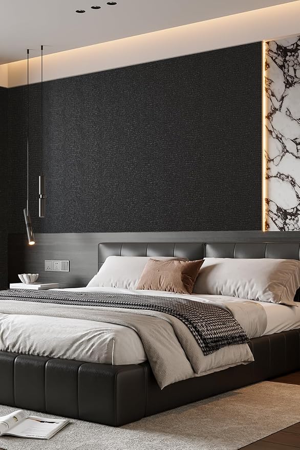 Zeeko Black Crocodile Peel and Stick Wallpaper 23.6" x 120" | Textured Embossed Contact Paper Removable Waterproof Self Adheisve Wall Paper for Cabinet Bedroom Bathroom - Image 7