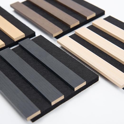 Art3d Wood Slat Panels, Soundproof Drop Ceiling, 4 Multi-Color, Sample Pack | Crack-Resistant, Scratch-Resistant, Eco-Friendly, Durable, Grid Compatible, Ideal for Living Room, Bedroom & Home DIY Upgrade - Image 7