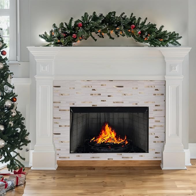 StyloVue 20 Sheets Peel and Stick Backsplash for Kitchen, 2026 Upgraded Dolomite Star Gray with Metal Glod Look Stick on Tile Upgrade Your Kitchen Backsplash, RV, Fireplace - Image 3