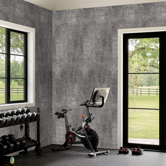 Arthome Concrete Gray Peel and Stick Wallpaper 16.5"x120" | Removable Contact Paper,Covers 13.4 sq ft. Ideal for Industrial Accent Walls Cabinets or Furniture Makeovers - Image 4