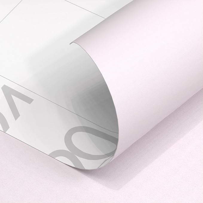 Yancorp 16"x120" Matte Pink Contact Papaer Peel and Stick Wallpaper Vinyl Wrap Countertop Wallpapers Waterproof for Cabinets Drawers Bedroom Kitchen Self-Adhesive Wallpaper - Image 8