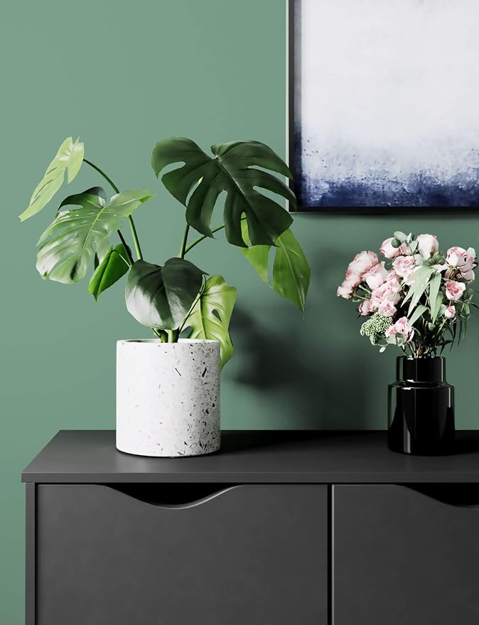 Dimoon 393''x17.7'' Green Peel and Stick Wallpaper Contact Paper Modern Self Adhesive Wall Paper Removable Renter Friendly Textured Solid Color Shelf Cabinet Vinyl Roll (393''x17.7'',Spring Green) - Image 3