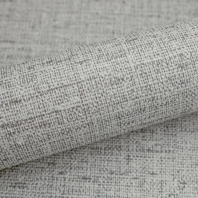 Gray Grasscloth Peel and Stick Wallpaper Textured 15.7in x 393.7in | Faux Linen Wallpaper Peel and Stick Vintage Grasscloth Contact Paper Self Adhesive Removable Contact Paper for Bedroom Vinyl - Image 4