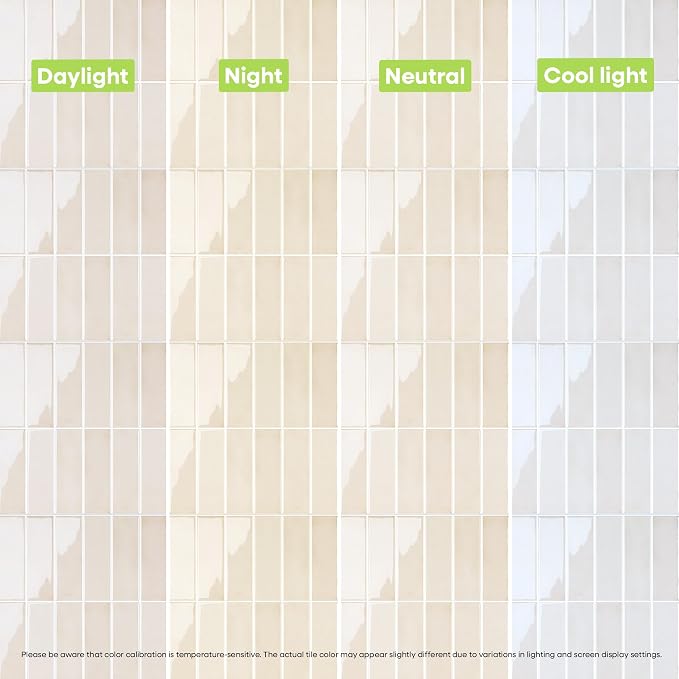 Select 5 Pack Peel and Stick Backsplash Square Tiles, 12x12 in, Almond | Extra Thick 3D Wall Panels, Heat & Water Resistant, Easy DIY Kitchen, Bathroom, Laundry, Fireplace & Rental Home Wall Décor - Image 9