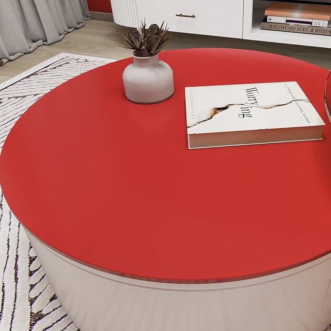 Red Peel and Stick Wallpaper Solid Red Contact Paper A Set of 15.7"x236" Matte Self Adhesive Waterproof Vinyl Roll for Wall Coverings,Cabinets,Countertops,Bedroom,Kitchen - Image 7