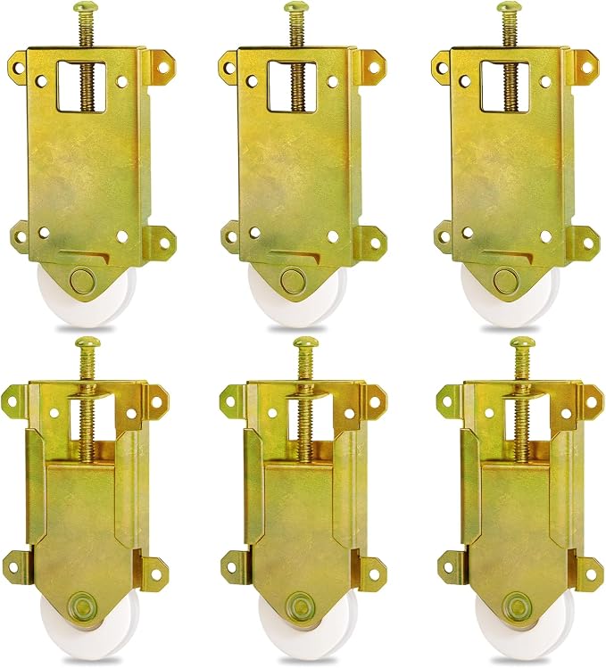 6Pcs Sliding Mirror Closet Door Rollers, Fits Part #W8020C or Hard 1775 by Unknown