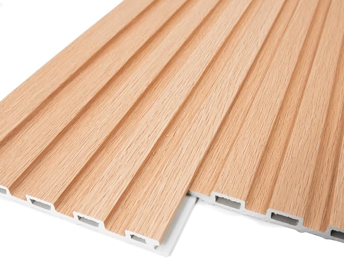 Art3d 108 x 6 Inch WPC Slat Wall Panels, 3D Wall Accents, 8-Pack, Boxwood | Real Wood Grain, Durable, Water Resistant, Wear-Resistant, No Emission, Eco-Friendly, Easy to Care, for Living Room, Bedroom - Image 9
