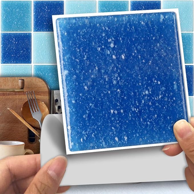 Alwayspon 25 Pcs Self-Adhesive Decal for Home Decor, Peel and Stick Wall Tile Sticker, Water-Proof Backsplash for Kitchen Bathroom, 6x6inch - Image 9