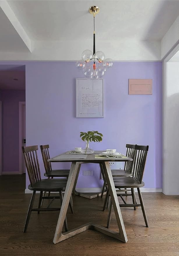 118"x17.7" Purple Wallpaper Solid Color Peel and Stick Wallpaper Purple Contact Paper Solid Color Self-Adhesive Removable Wall Paper for Wall Furniture Cabinet Covering Vinyl Rolls - Image 8