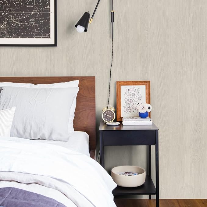 Arthome Light Oak Wood Peel and Stick Wallpaper 16.5" x 393" | Covers 46.8 sq ft.,Decorative Vinyl Film for Countertop,Cabinets,Shelf,Drawer Liner,Easy to Clean Removable Wall Covering - Image 4