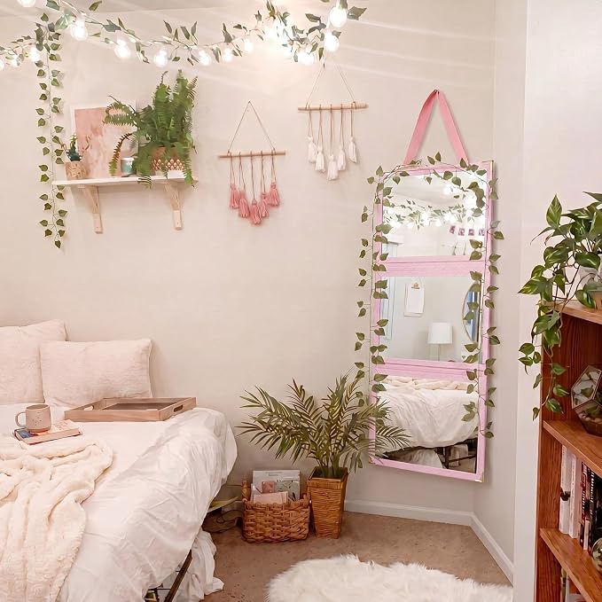 Bucherry 33x13'' Full Length Dorm Classroom Mirror Foldable Hanging Mirror - Image 7