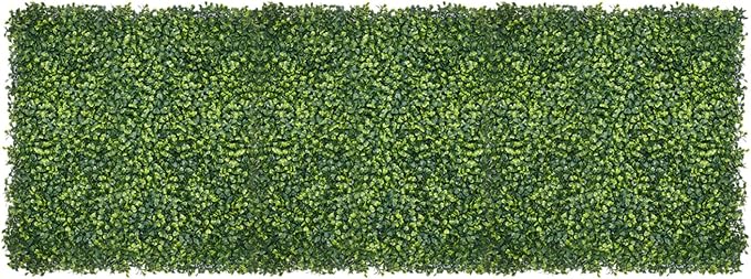 VEVOR Artificial Grass Wall Panels, 40 x 120 inch, Milan Grass Greenery Boxwood Panel for Indoor Outdoor Green Decor & Ivy Fence Covering, Privacy Backdrop Wall Hedge Screen for Garden - Image 9