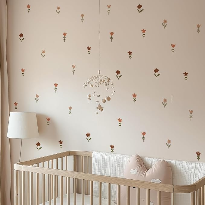 Nursery Wall Stickers Boho Kids Room Decor Girls Bedroom Removable Wall Decals Vinyl Murals DIY Cute Decorations 12 Sheets - Image 6