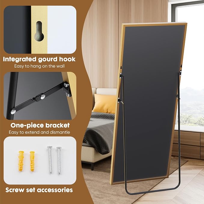 Gold Full Length Mirror XX-Large, 71x26 Standing Floor Mirror for Bedroom - Image 7