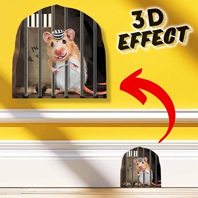 Mouse Reading Book, Wall Decor Sticker Decal, Kids Room, Classroom, Home, Bedroom, Bookcase, Book Lover, of Mice and Men, Children, Adorable, (Mouse Trap) - Image 2