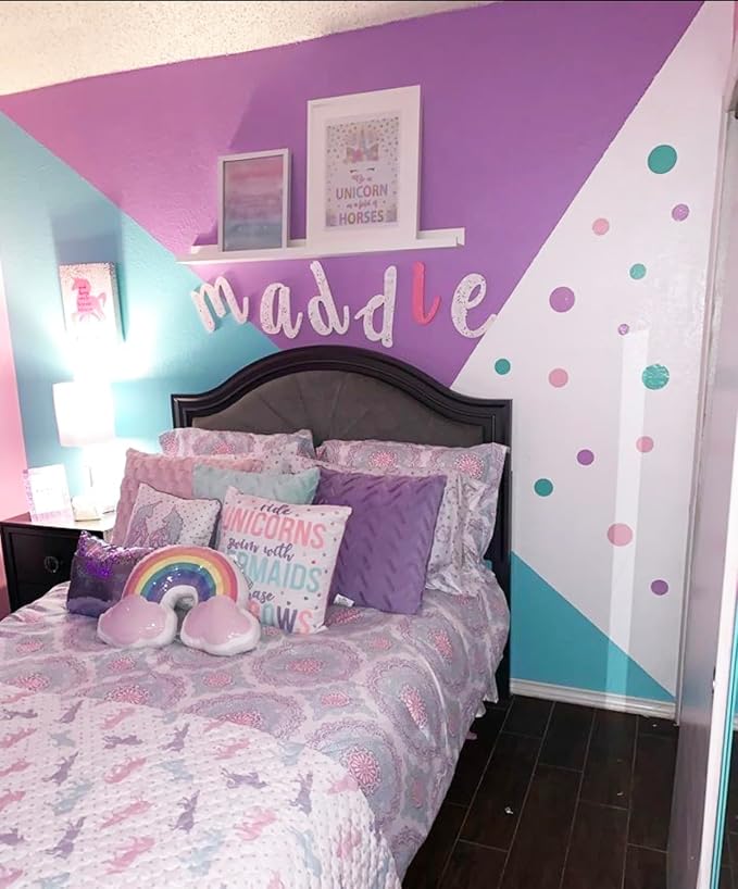 Polka Dot Wall Stickers, Wall Decor Stickers, Wall Dots, Vinyl Circle Room Dot Decals (Soft Pink) - Image 6