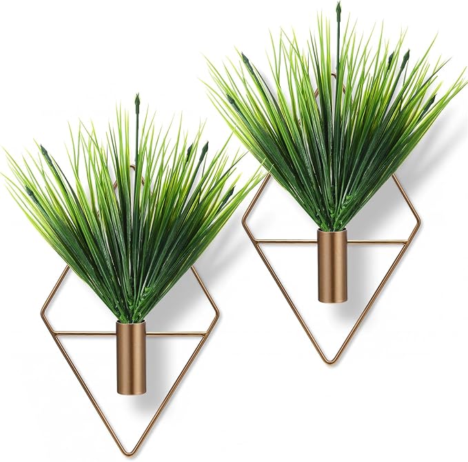 Canlierr 4 Pcs Wall Decor Hanging Planters, Aquatic Plant, Antique Bronze by Canlierr