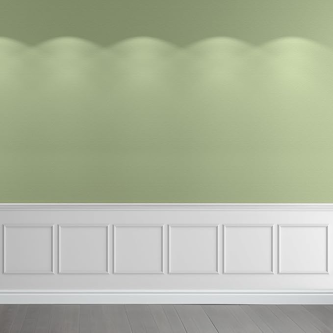 Colingmill Accent Wall Molding Kit Premade Panel,6set,20x20in | Wainscoting Panels, Peel and Stick, Wall Moulding, 3D, White, Pre Cut Picture Frame Trim, for Walls Home Decoration - Image 8