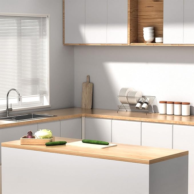 White Contact Paper Solid White Peel and Stick Wallpaper 17.3"x80" Matte Self Adhesive Waterproof Vinyl Roll for Bathroom Kitchen Backsplash Cabinets Shelf Liners Drawers - Image 2