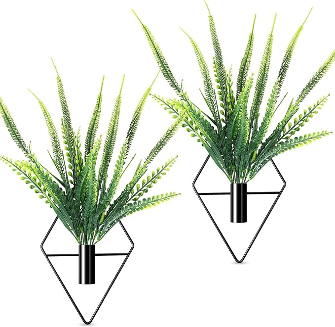 Canlierr 4 Pcs Wall Decor Hanging Planters, Boston Fern, Black - Image 8