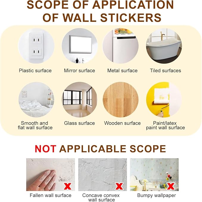 Mouse Wall Decals Stickers, Cute Animal Illustration Wall Art Peel and Stick, Removable Vinyl Wall Decor for Bedroom, Living Room, Office, Home Decoration - Image 4