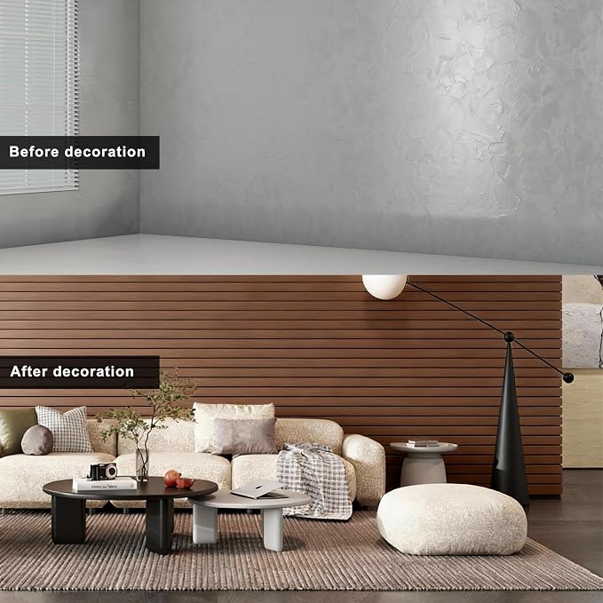 3D Wall Panels Peel and Stick – 15.74"x288"/24FT PVC Faux Wood Grain Texture, Self Adhesive Waterproof Wall Covering, DIY Accent Wall, Sofa Background Backsplash & Modern Home Decor, Covers 31.5 sq.ft - Image 3