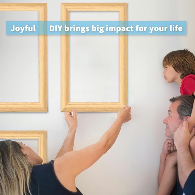 Art3d Pre-Cut Wall Molding Set of 6 pcs, 3 Top 3 Bottom, Oak | Ready-to-Assemble Wainscoting Panel, High-Impact, Precision Pre-Cut, DIY-Friendly, Ideal for Indoor Wall Decor, Accent Walls - Image 7