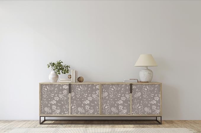Peel and Stick Wallpaper Roll, Nestled in Nature Design | 17.5 x 216 in roll; Covers 26.25 sq ft; Vinyl peel & stick; No paste needed; Great for walls, shelves & cabinets. - Image 2