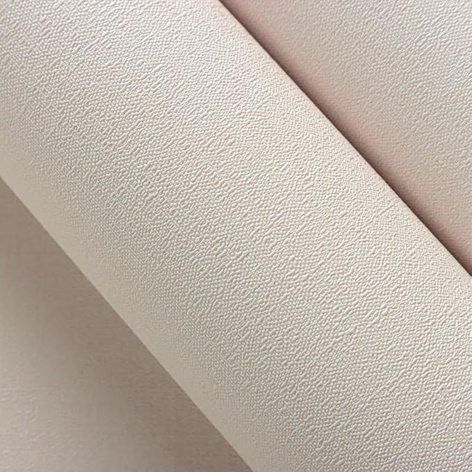 Grasscloth Peel and Stick Wallpaper Beige Vintage Paper 16in x 393in | Faux Linen Vintage Wallpaper Textured Removable Wall Paper Grass Cloth Cabinets Bedroom for Cabinet Self Adhesive Vinyl - Image 4