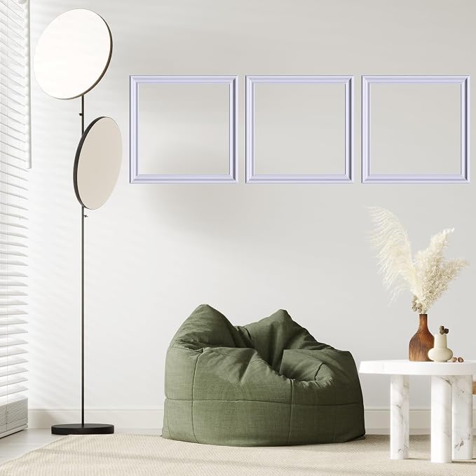 3 Set Panels Peel and Stick Premade Wainscoting Accent Wall Panels for Interior Wall Decor Easy DIY Build and Picture Frame Door Decor (11 x 11 in) - Image 2