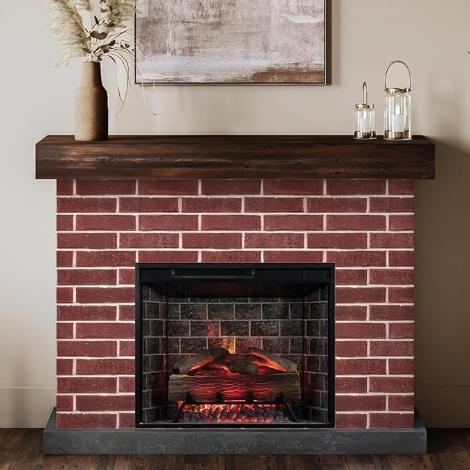 3D Faux Brick Wall Panels Peel and Stick, Designed for Quick DIY | Red, 10 Pcs 15.7" x 11.8", Brick-Look, Ultra-Light PVC Fake Brick Wall Covering Tiles for Wall Renovation, Cover 12.9 sq ft - Image 7