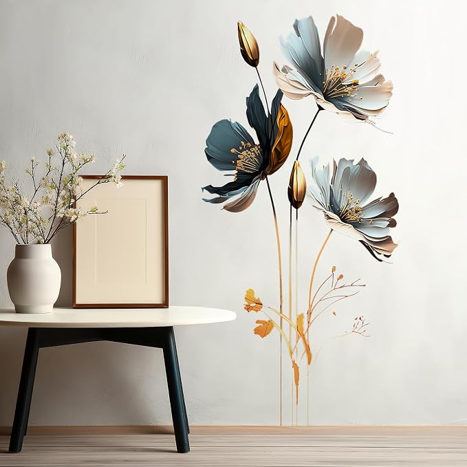 New Chinese Style Relief Lotus Wall Decal 3D Floral Wall Sticker DIY Removable Peel and Stick Wall Art Mural for Living Room Bedroom Porch Sofa Background Board Furniture Decoration - Image 6