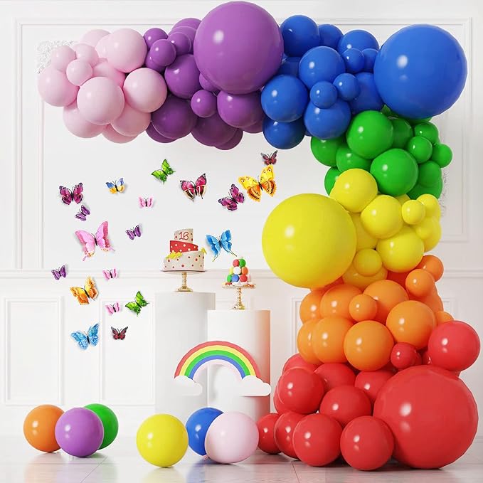 SAOROPEB 3D Butterfly Wall Decor, 48 Pcs Double Layer Butterfly Decorations for Party Decorations Locker Decor Refrigerator Decal, Reusable (Colorful) | Double Layer for Party Decorations Locker Decor Refrigerator Decal, Reusable - Image 3