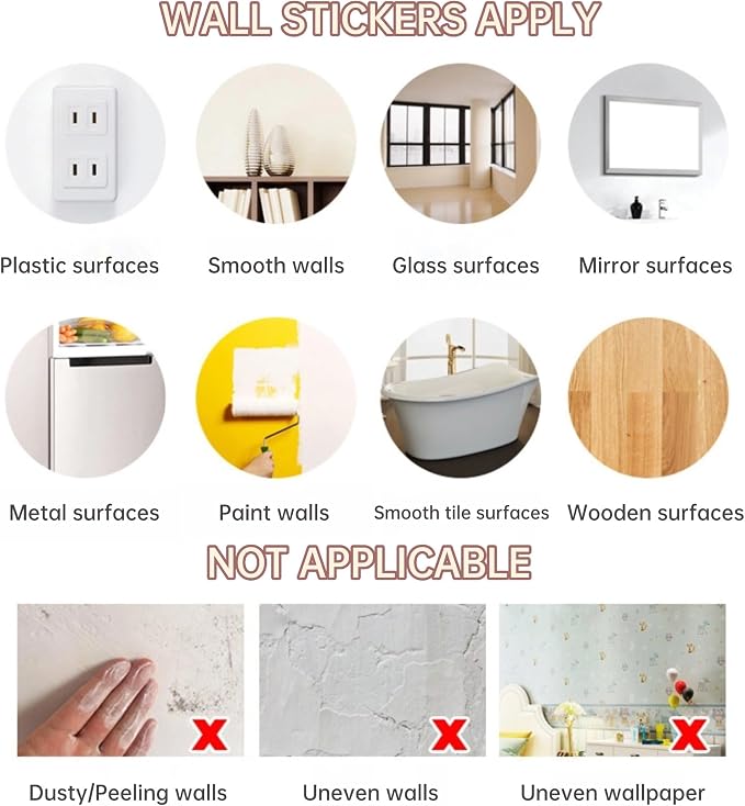 Luxury Silver Gray Gold Floral Wall Stickers 3D Flower Wall Decals Peel and Stick Wall Art Decor for Bedroom Living Room Office Dormitory - Image 6
