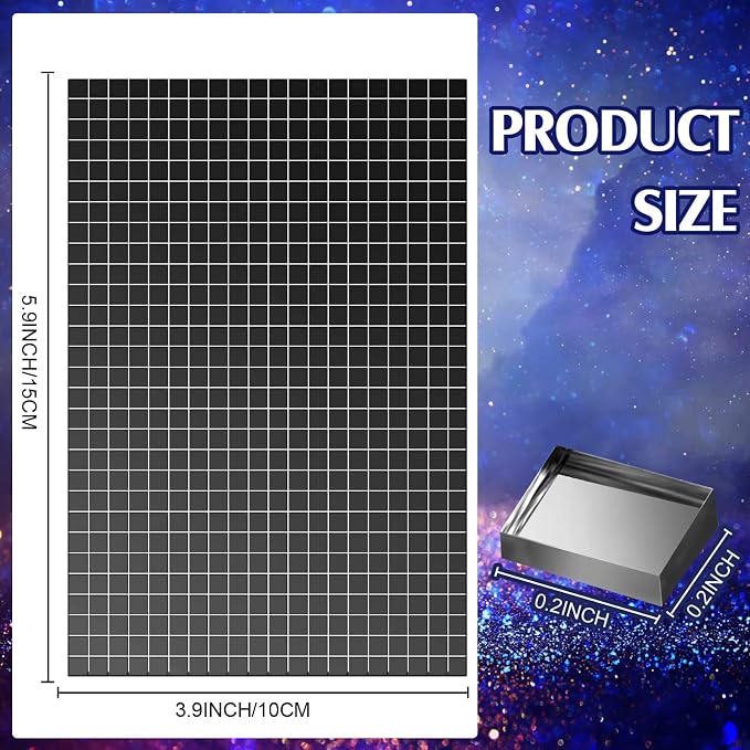 28800 Pieces Black Disco Mirror Tile Self-Adhesive Mirrors Mosaic Tile - Image 2