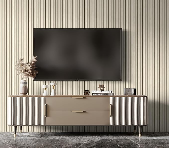 myforHD Wallpaper Peel and Stick Wood Grating Stripe Self-Adhesive Wallpaper Faux Wood Contact Paper Wood Slats Self Adhesive Wall Paper PVC Vinyl Film Removable Waterproof 17.3" x 118" - Image 5