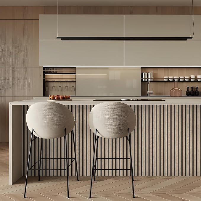 myforHD Wallpaper Peel and Stick Wood Grating Stripe Self-Adhesive Wallpaper Faux Wood Contact Paper Wood Slats Self Adhesive Wall Paper PVC Vinyl Film Removable Waterproof 17.3" x 118" - Image 3